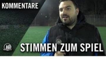 Die Stimmen zum Spiel | SV Bergfried Leverkusen – SC Hitdorf (15. Spieltag, Kreisliga A)