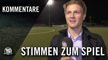 Die Stimmen zum Spiel | SV BKC Bosnien – SG Bornheim Grün Weiss (Achtelfinale, Kreispokal Frankfurt)