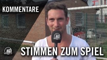 Die Stimmen zum Spiel (SV Blatzheim – Horremer SV, Kreisliga B, Staffel 2, Kreis Rhein-Erft)