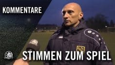 Die Stimmen zum Spiel (SV Blau-Gelb Berlin – Nordberliner SC, U19 A-Junioren, Verbandsliga)