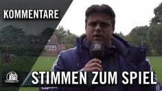 Die Stimmen zum Spiel (SV Börnsen – Rahlstedter SC, Bezirksliga Ost) | ELBKICK.TV