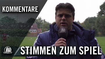 Die Stimmen zum Spiel (SV Börnsen – Rahlstedter SC, Bezirksliga Ost) | ELBKICK.TV