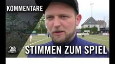 Die Stimmen zum Spiel | SV Burgaltendorf – SF Niederwenigern (32. Spieltag, Landesliga, Staffel 2)