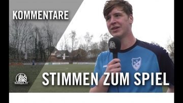 Die Stimmen zum Spiel | SV Curslack-Neuengamme – SV Altengamme (Testspiel)