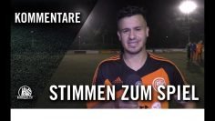 Die Stimmen zum Spiel | SV Curslack-Neuengamme II – Düneberger SV (7. Spieltag, Bezirksliga Ost)