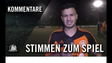 Die Stimmen zum Spiel | SV Curslack-Neuengamme II – Düneberger SV (7. Spieltag, Bezirksliga Ost)