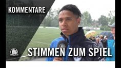 Die Stimmen zum Spiel | SV Curslack-Neuengamme – SC Victoria Hamburg (3. Spieltag, Oberliga)