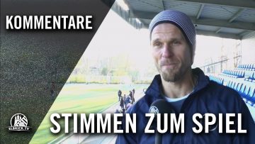 Die Stimmen zum Spiel (SV Curslack-Neuengamme – SC Victoria Hamburg, U15 C-Junioren) | ELBKICK.TV