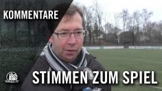 Die Stimmen zum Spiel (SV Curslack-Neuengamme – SV Altengamme, Testspiel) | ELBKICK.TV