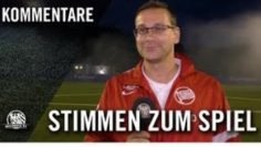 Die Stimmen zum Spiel | SV Darmstadt 98 U19 – Kickers Offenbach U19 (Halbfinale, U19 Hessenpokal)