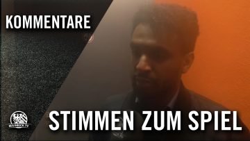 Die Stimmen zum Spiel (SV der Bosnier – SC FC Sandzak Ffm) | MAINKICK.TV