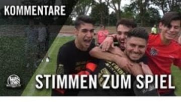 Die Stimmen zum Spiel | SV Dersim Rüsselsheim – Türk Gücü Rüsselsheim (30. Spieltag)