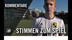 Die Stimmen zum Spiel | SV Deutz 05 U19 – SF Troisdorf 05 U19 (23. Spieltag, Bezirksliga 1)