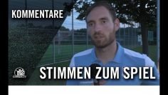 Die Stimmen zum Spiel | SV Dornach – TSV 1860 München (1. Runde, Pokal)