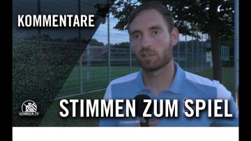 Die Stimmen zum Spiel | SV Dornach – TSV 1860 München (1. Runde, Pokal)