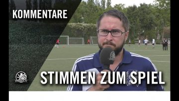 Die Stimmen zum Spiel | SV Empor Berlin U19 – Lichtenberg 47 U19 (A-Junioren Verbandsliga)