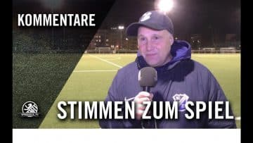 Die Stimmen zum Spiel | SV Empor Berlin U19 – SC Borsigwalde U19 (2. Runde, A-Junioren-Landespokal)