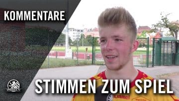 Die Stimmen zum Spiel (SV Empor Berlin II – Köpenicker SC, U17 B-Junioren, Landesliga, Staffel 2)