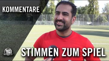 Die Stimmen zum Spiel | SV Griesheim Tarik – Spvvg. 03 Fechenheim (6. Spieltag, Kreisoberliga)