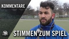 Die Stimmen zum Spiel (SV Griesheim Tarik – FV 1920 Hausen, Kreisoberliga Frankfurt) | MAINKICK.TV