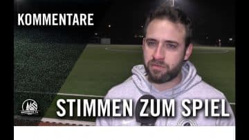 Die Stimmen zum Spiel | SV Grün-Weiss Brauweiler U17 – SC Borussia Lindenthal-Hohenlind U17