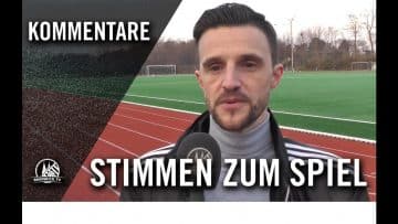 Die Stimmen zum Spiel | SV Grün-Weiss Brauweiler – Bedburger BV (15. Spieltag, Bezirksliga)