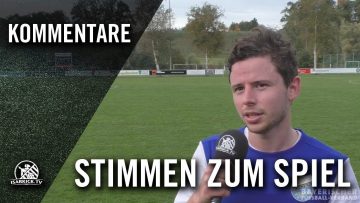 Die Stimmen zum Spiel | SV Günding – SV Nord München Lerchenau (10. Spieltag, Kreisliga 1)