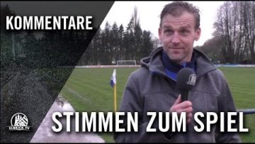Die Stimmen zum Spiel (SV Halstenbek-Rellingen – Wedeler TSV, Oberliga Hamburg) | ELBKICK.TV
