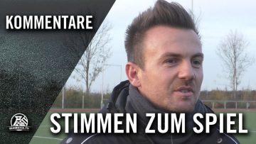 Die Stimmen zum Spiel | SV Herbern – SV Rödinghausen (Viertelfinale, Westfalenpokal)