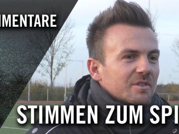 Die Stimmen zum Spiel | SV Herbern – SV Rödinghausen (Viertelfinale, Westfalenpokal)