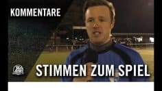 Die Stimmen zum Spiel | SV Horst Emscher – SSV Buer (18. Spieltag, Landesliga, Staffel 3)