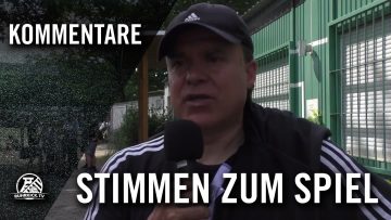 Die Stimmen zum Spiel (SV Horst-Emscher II – Genclerbirligi Resse, Kreisliga A2, Gelsenkirchen)