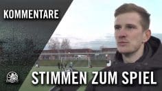 Die Stimmen zum Spiel (SV Karow 96 – SG Blankenburg, Bezirksliga, Staffel 2) | SPREEKICK.TV