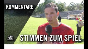 Die Stimmen zum Spiel | SV Lichtenberg 47 – CFC Hertha 06 (30. Spieltag, NOFV-Oberliga Nord)