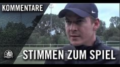 Die Stimmen zum Spiel (SV Lichtenberg 47 – SV Sparta Lichtenberg, Testspiel)