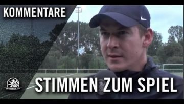 Die Stimmen zum Spiel (SV Lichtenberg 47 – SV Sparta Lichtenberg, Testspiel)