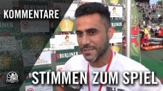 Die Stimmen zum Spiel (SV Lichtenberg 47 – BFC Preussen, Finale, Berliner Pokal der 1. Herren 15/16)