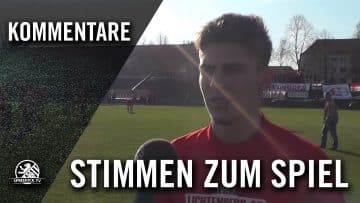 Die Stimmen zum Spiel (SV Lichtenberg 47 – TuS Makkabi, Berliner Pokal der 1. Herren 2015/2016)