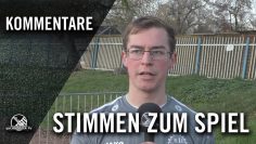 Die Stimmen zum Spiel | SV Lindenau 1848 – SG Olympia 1896 Leipzig  (Stadtliga Leipzig 11. Spieltag)