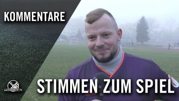 Die Stimmen zum Spiel | SV Lindenau 1848 – LSV Südwest (13. Spieltag, Stadtliga)