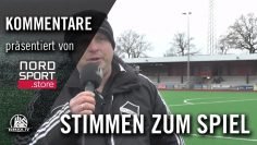 Die Stimmen zum Spiel | SV Lurup II – Blau-Weiß 96 II (19. Spieltag, Kreisklasse 6)