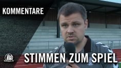 Die Stimmen zum Spiel | SV Lurup – SC Egenbüttel II (Testspiel) | Präsentiert vom ARRIBA Erlebnisbad