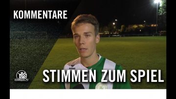 Die Stimmen zum Spiel | SV München Laim – SV Aubing (11. Spieltag, Bezirksliga Oberbayern Süd)
