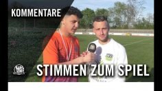 Die Stimmen zum Spiel | SV Pars Neu-Isenburg – SpVgg. 03 Neu-Isenburg (Finale, Kreispokal Offenbach)