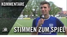 Die Stimmen zum Spiel | SV Pullach – TSV Rain/Lech (30. Spieltag, Bayernliga Süd )