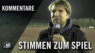 Die Stimmen zum Spiel (SV Rheidt – Horremer SV, U17 B-Junioren, 1. Kreisklasse, St. 9)