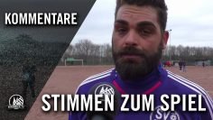 Die Stimmen zum Spiel (SV Rot-Schwarz Neubrück – FC Viktoria Köln II, Kreisliga A, St. 1, Kr. Köln)