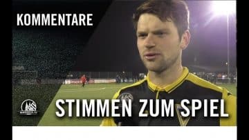 Die Stimmen zum Spiel | SV Rott – Alemannia Aachen (Viertelfinale, Mittelrheinpokal)