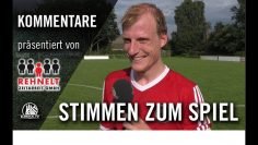 Die Stimmen zum Spiel | SV Rugenbergen – VfL Pinneberg (4. Spieltag, Oberliga Hamburg)
