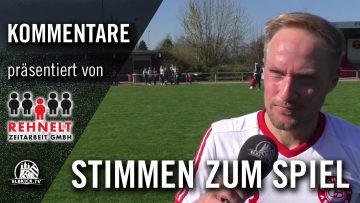 Die Stimmen zum Spiel (SV Rugenbergen – Buchholz 08, Oberliga Hamburg) | ELBKICK.TV